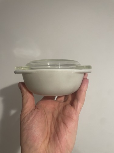 RARE pyrex dove grey 080 8oz mini casserole w/ lid HTF DWD | eBay