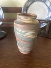 niloak mission swirl pottery vase 8 1/2 inches