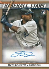2020 Topps Baseball Stars Autographs Gold #BSATD Travis Demeritte Auto /50