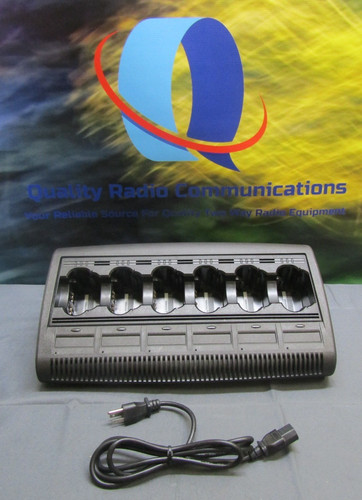 OEM Motorola IMPRES WPLN4121BR 6-Bay Charger for Two Way Radio XTS5000 HT1250