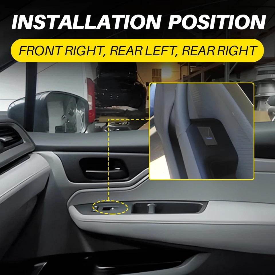 3 главных выключателя стеклоподъемника со стороны водителя и пассажира для Acura TSX 2004-2008 годов выпуска - Изображение 3 из 4