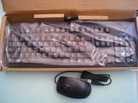 HP- USB- Kabelgebunden Tastatur Und Maus, Deutsch, Qwertz Schwarz
