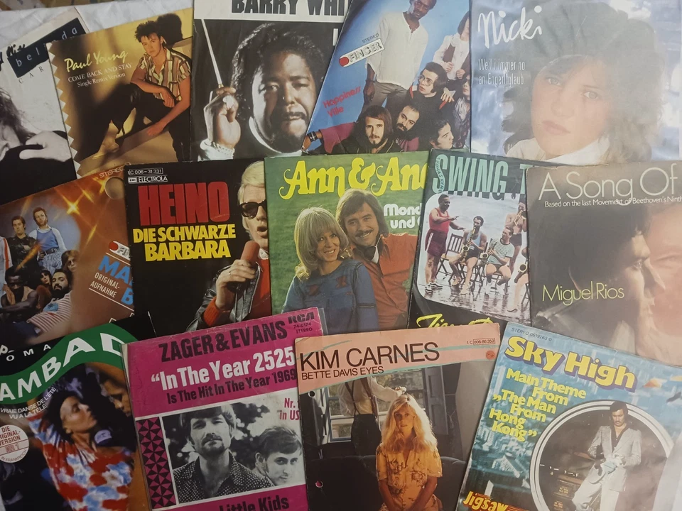 118 Single Deutsch & International mittlere und stärkere Gebrauchssspuren - Bild 2 von 4