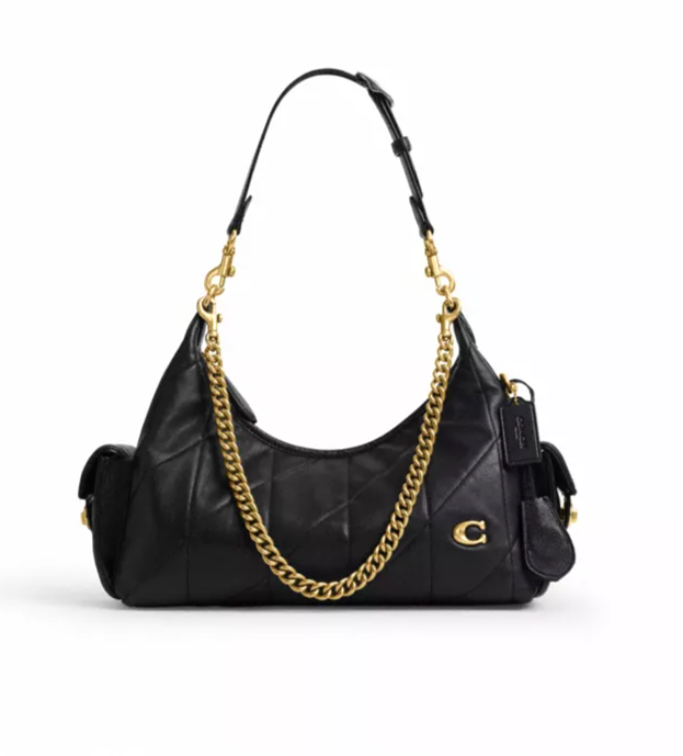 COACHのバック COACH Pocket Juliet Bag 30 Quilted Brass/Black CDZ71 B4/BK | eBay