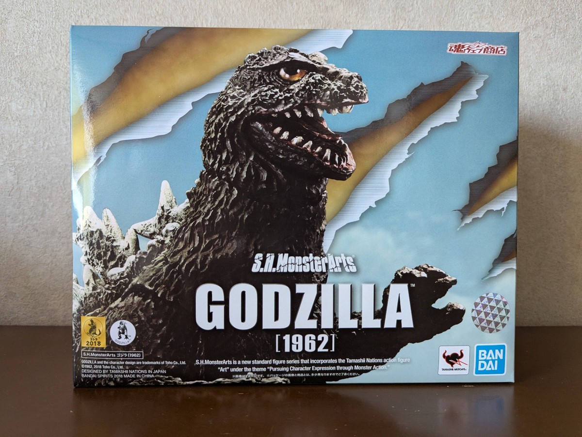 USED] S.H.Monsterarts Godzilla 1962 King Kong Vs Godzilla Figure