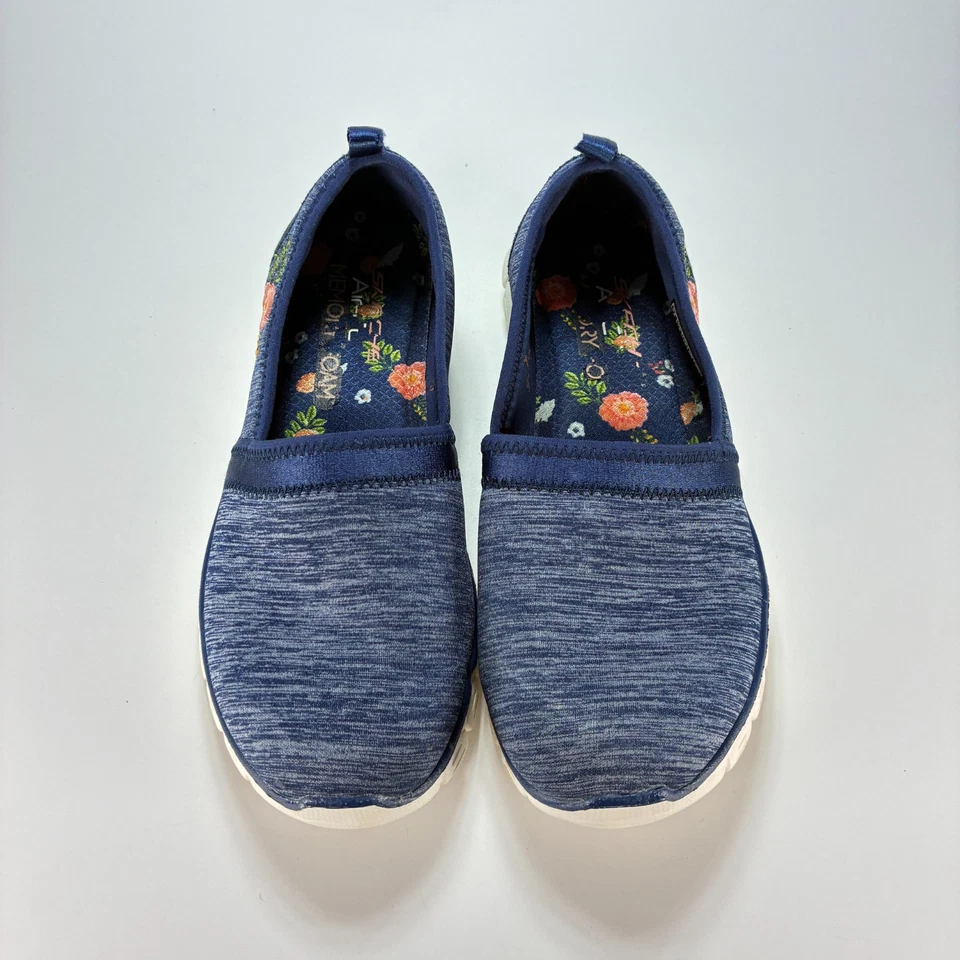 Skechers EZ Flex 3.0 Sweet Garden Blue Loafers Shoes Floral 23443 Women's Size 6 - Image 3 of 4