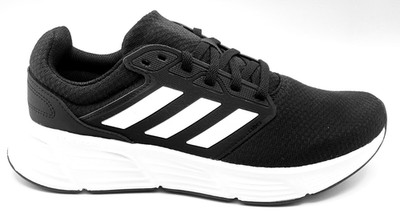 Adidas Galaxy 6 Herren Laufschuhe Turnschuhe UK Größe 8-12 GW3848 SCHWARZ/WEISS