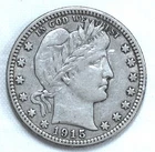 1915-D Barber Quarter
