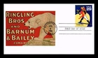 Dr Jim Stamps 29c Circus Ringmaster First Day Cover HCT Pasted Cachet