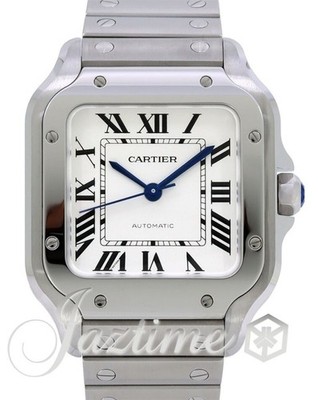 Cartier Santos Medium WSSA0029 Steel Silver Dial BOX PAPERS