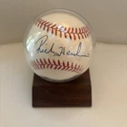 RICKEY HENDERSON #24 OFFICIAL LEAGUE SIGNED Baseball Hall Of Fame HOF
