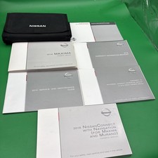 2016 Nissan Maxima Owners Manual with Case