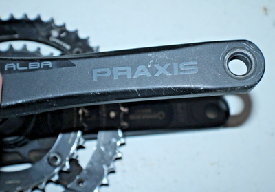 Praxis Alba M30 Double Crank Set &BB Black 172.5mm BCD160/104 ISIS