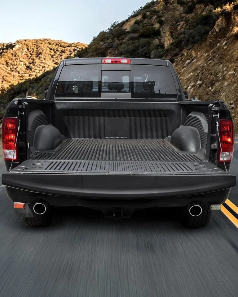 Tampa de moldagem spoiler porta traseira KEWISAUTO para 2009-2019 Dodge Ram 1500, combinada - Imagem 3 de 4