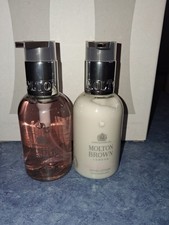 Molton Brown Rhubarb Rose Hand Wash Hand Lotion Set New 3.3floz