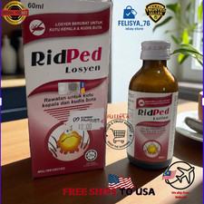 1x Original RidPed Lotion Benzyl Benzoate 25 60ml Free Ships to USA  New 