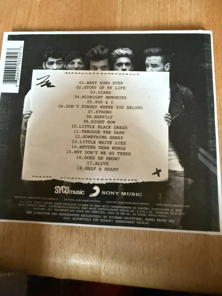 One Direction - Midnight Memories ( The Ultimate Edition ) / CD - Bild 3 von 3