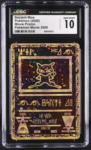 CGC 10 Gem Mint Ancient Mew Pokemon Movie 2000 Pokemon Movie Promo