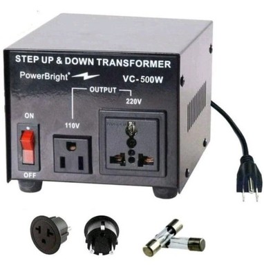 VC500W PowerBright 500W Step Up & Down Transformer / Converter