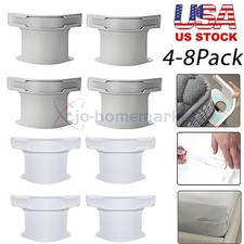 4/8Pack Lock Sheet Holders, Heavy Duty Panel Holder, Easy One-Time Installation