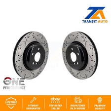 Rear Drill Slot Brake Rotor Pair For BMW X3 X5 330i xDrive X4 530i X7 540i M340i