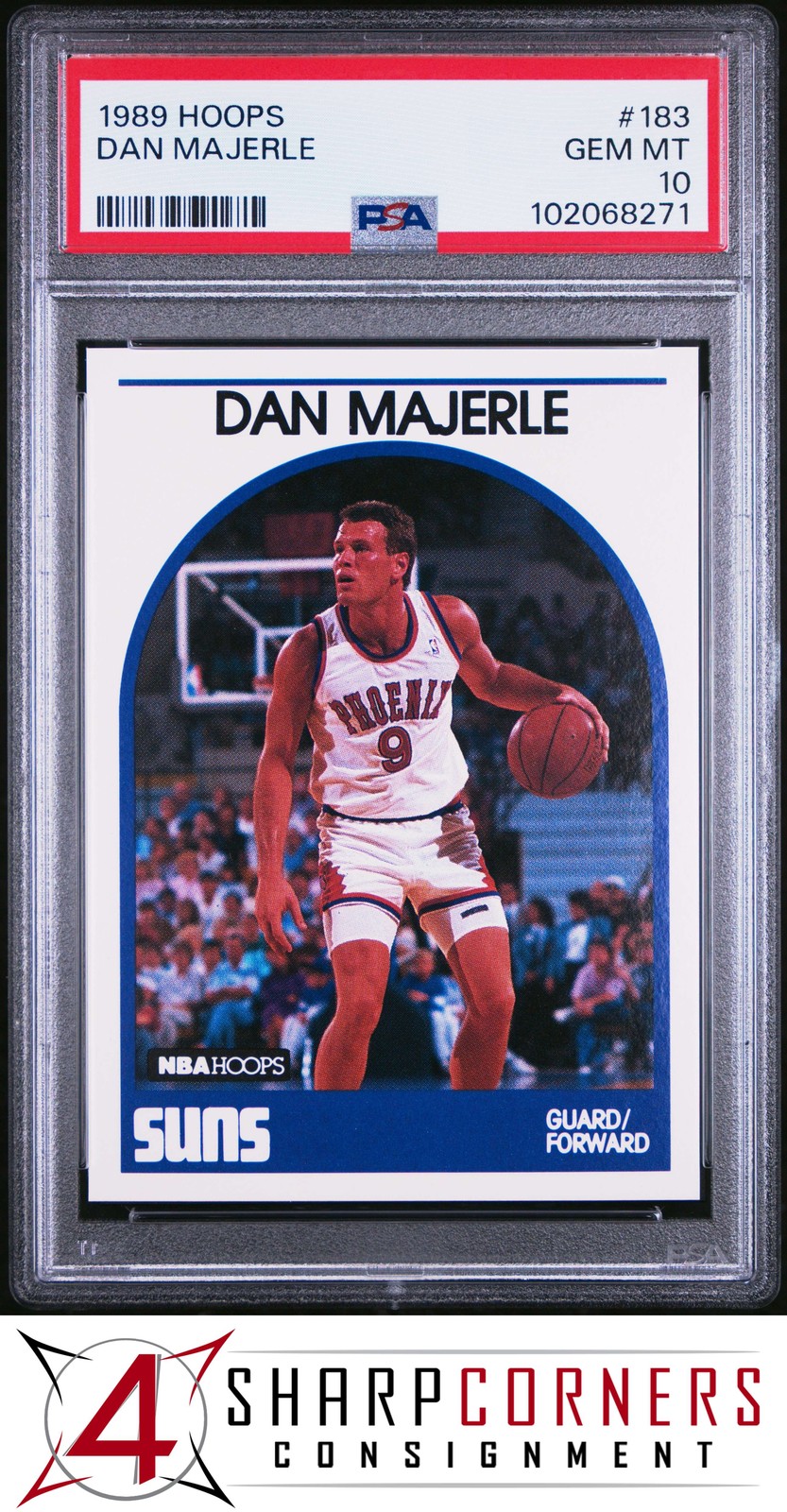 1989 HOOPS #183 DAN MAJERLE RC SUNS PSA 10