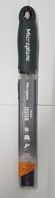 Microplane Küchenhelfer Premium Zester Reibe Anthrazit Grau