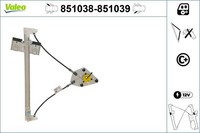Fensterheber Valeo 851038 FüR 6J5 Seat Ibiza 6P1 4 SC 6J1 6P5 TSI TDI LPG
