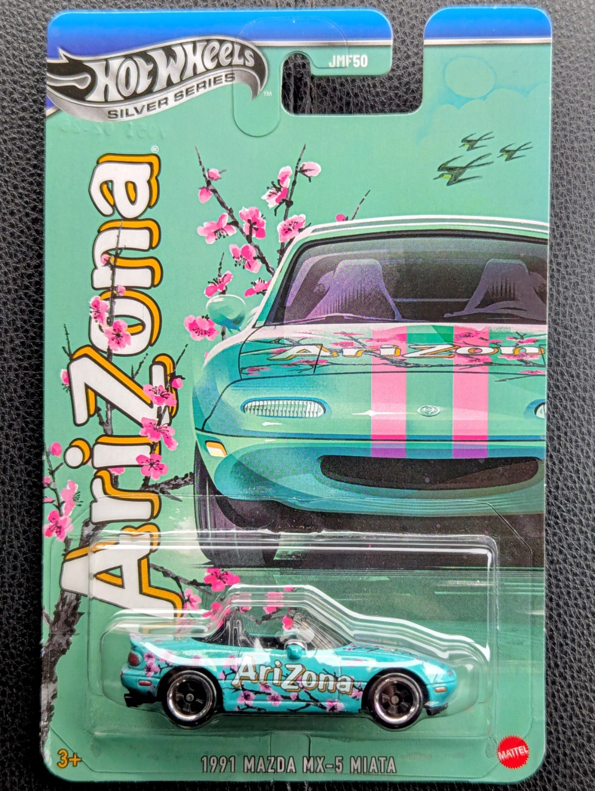 Hot Wheels Silver Series Arizona 7-11 '91 Mazda Miata MX-5 *