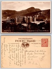 RPPC Holyrood Palace Edinburgh Scotland King George V Postcard Posted 1920s