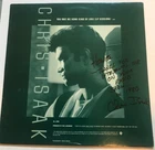 CHRIS ISAAK  You Owe me some king of love 12 inch  AUTOGRAPHED coa