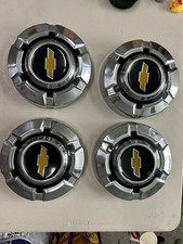 Vintage 1967-72 Chevy Truck 12 Ton Dog Dish Poverty Hubcaps Extra Nice C10
