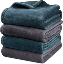 Dog Blanket Washable for Puppy: 4 Packs Dog Blankets 40  x28  - Fluffy Soft Small