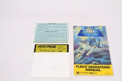 F-15 Strike Eagle by Micro Prose for Apple 1984 PC Game Floppy