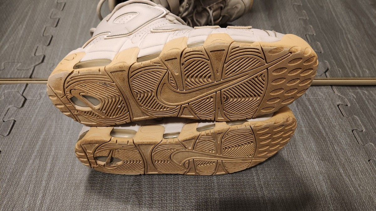 NIKE AIR MORE UPTEMPO ライトボーン　921948-001 Nike Air More Uptempo 96 size 12.5 Light Bone White 921948
