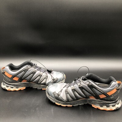 Salomon Mens XA Pro 3D V8 GTX Gray Black Brown Trail Running