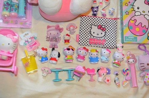 Hello Kitty Sanrio Lot Plush Keychain Frisbee Toys Figures Bottle Charms - Picture 6 of 11