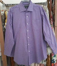 Lauren Ralph Lauren Green Label Classic Fit Non-Iron Plaid Men's Shirt 17 32/33