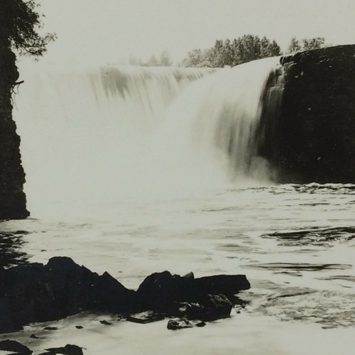 Vintage Echt Foto Postkarte Upper Falls Montmoreny River Quebec Kanada Szene - Bild 3 von 7