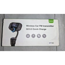 Wireless Car FM Transmitter QC3.0 Quick Charge