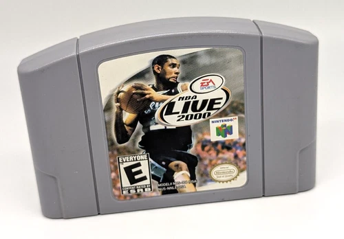 NBA Live 2000 (Nintendo 64, 1999) N64 - Authentic TESTED WORKING