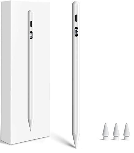 iPencil 2nd Generation, Pencil for iPad with Palm Rejection & Tilt Sensitivit...