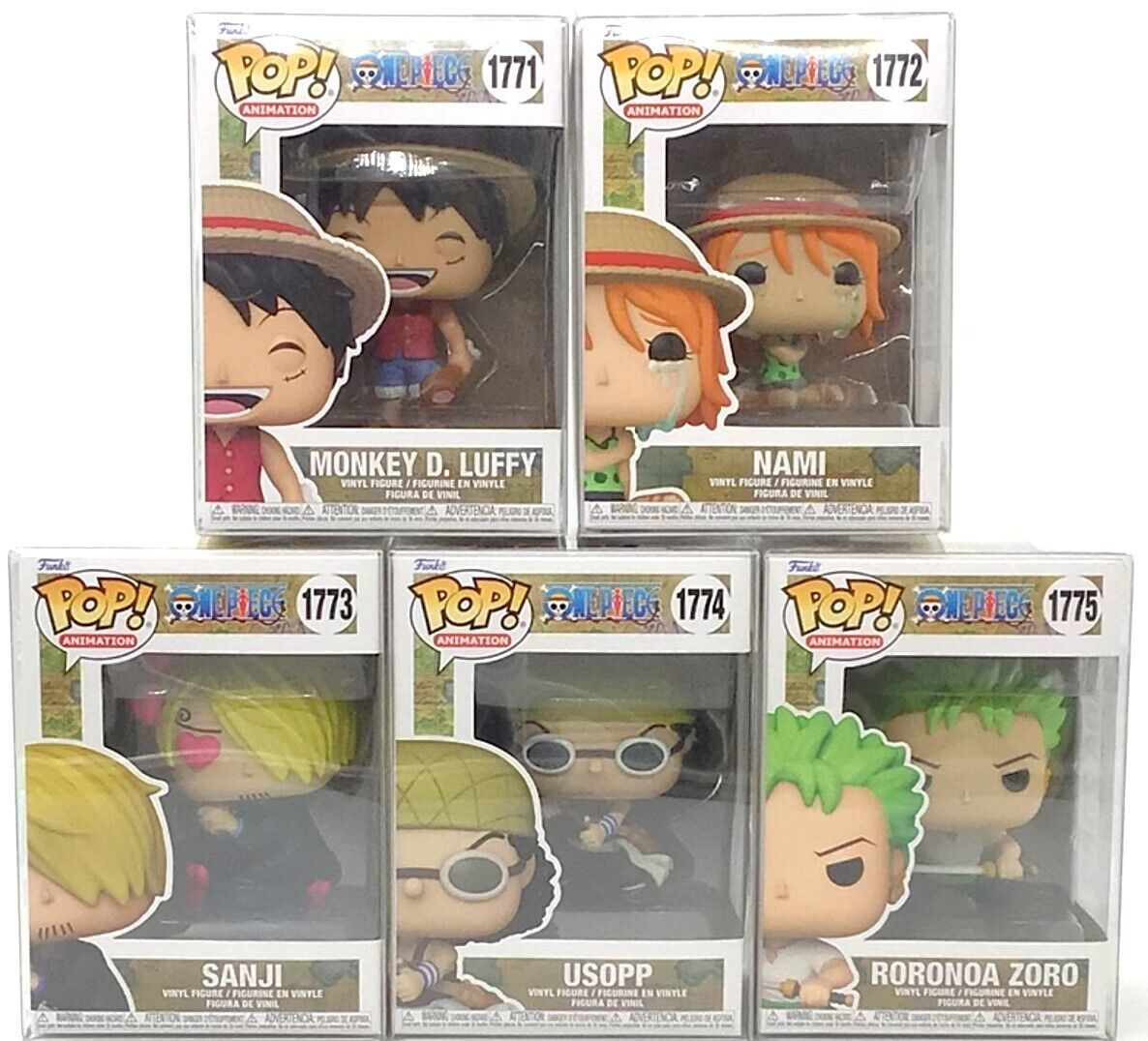 Funko Pop! One Piece S9 2024 Complete Bundle Set of 5 with Funko Pop! One Piece S9 2024 Complete Bundle Set of 5 with