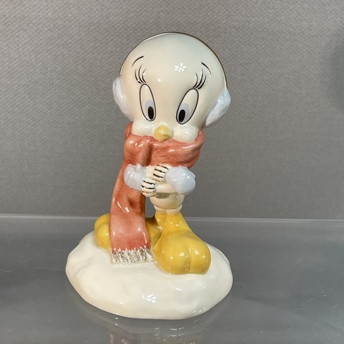 4 Lenox Tweety Bird Figures & Penguin Figure Tree Trimming Chilly Day Splish - Picture 18 of 22