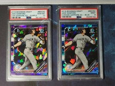 2019 Bowman Draft Jake Sanford Purple Sapphire /10 Psa 10 lot