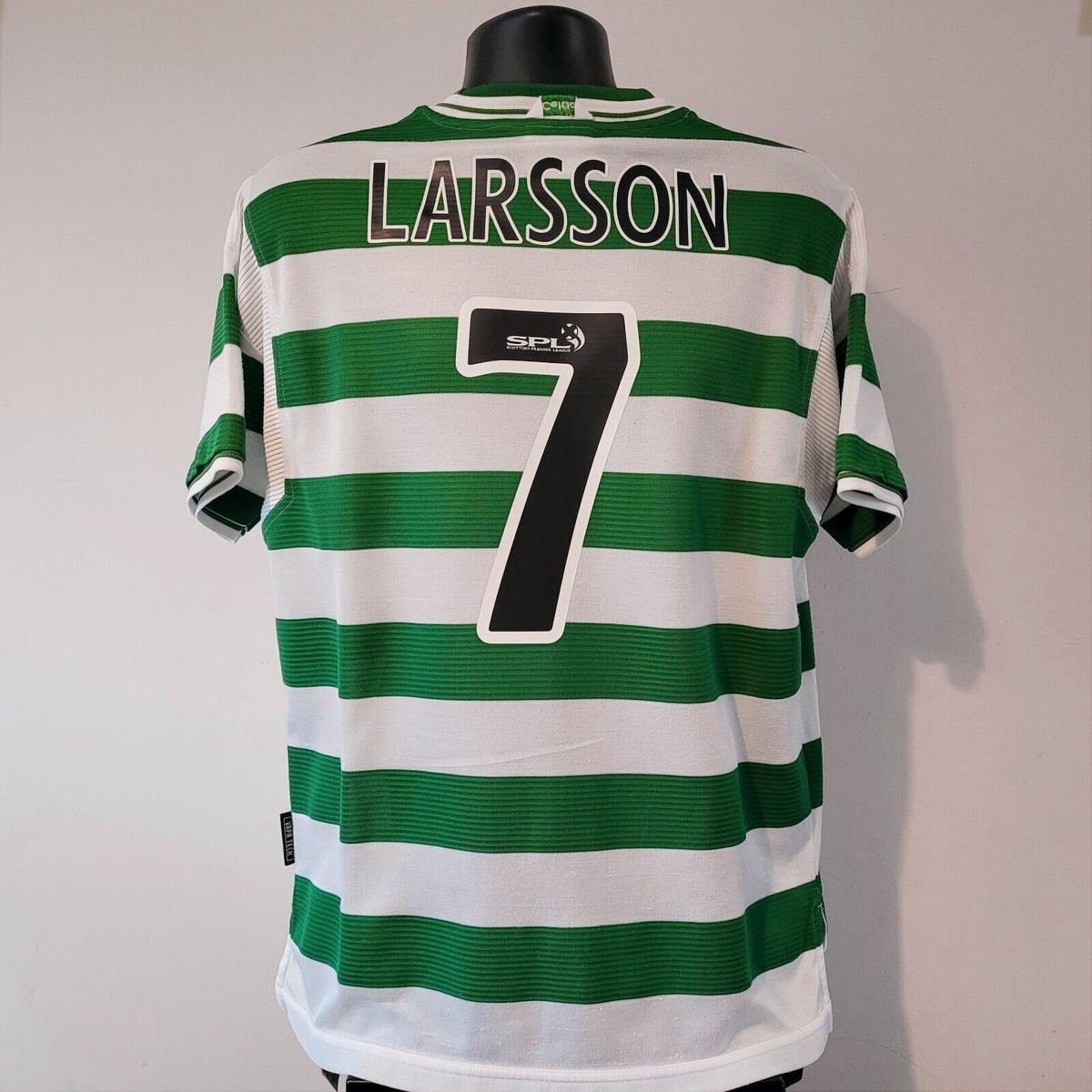 Celtic 1998/99 Home Uniform #7 LARSSON