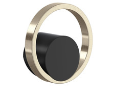 Rohl EC81IWMBN Eclissi Wheel Handle - Matte Black / Satin Nickel