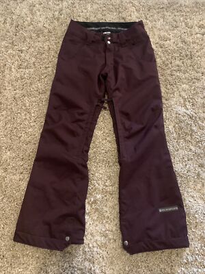 Ride Snowboards Womens Purple Snowboard Ski Pants XS/TP