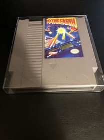 🔥To the Earth-Nintendo 1990-TESTED/WORKS-NES Game W/ Protective Case🔥