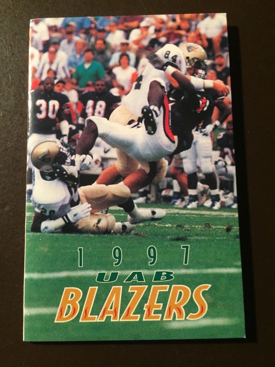 Alabama-Birmingham Blazers 1997 NCAA football pocket schedule